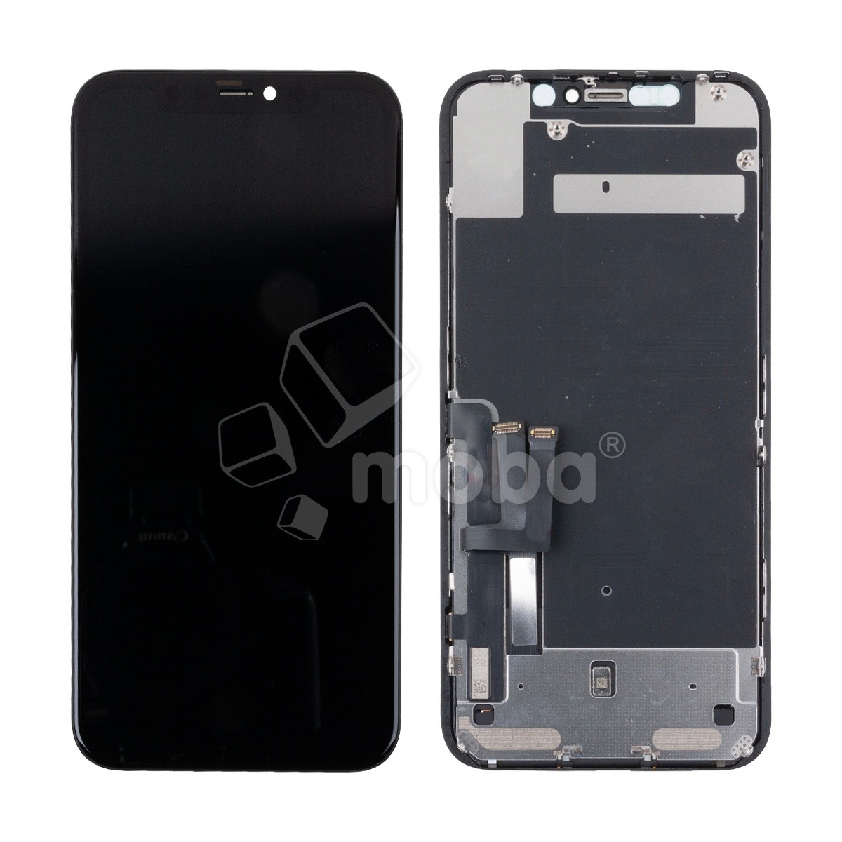 Дисплей для iPhone 11 (A2221) в сборе с тачскрином Черный - OR (Заменено стекло и тач)